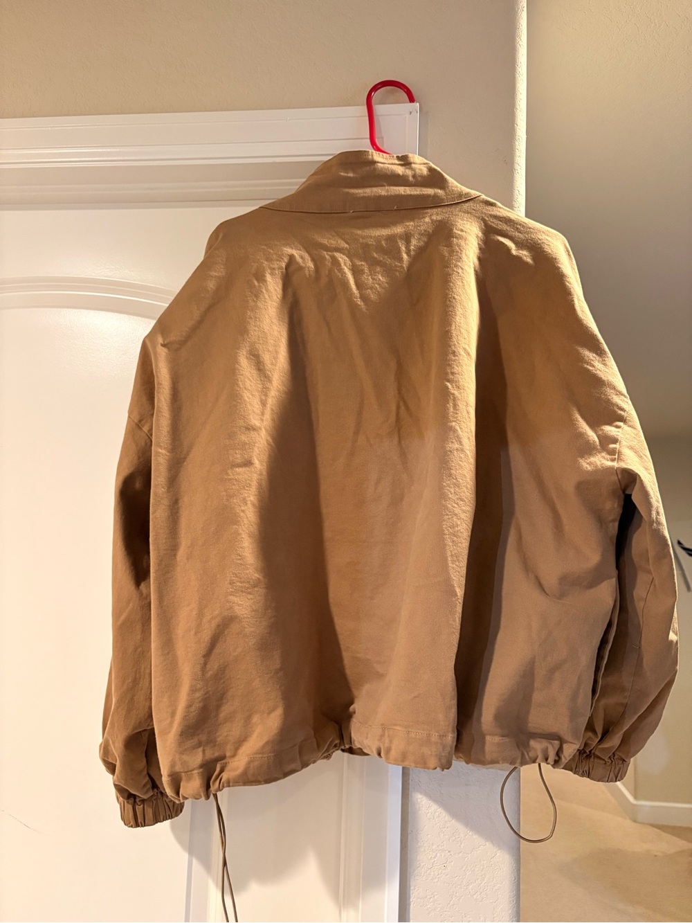 12th Tribe Camel Utility Zip Jacket - Picture 4 of 4